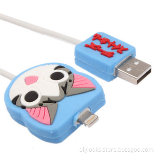 Sweet Private Cats Cartoon Style Data Cable